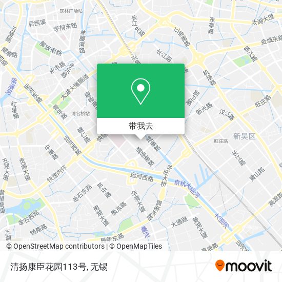 清扬康臣花园113号地图