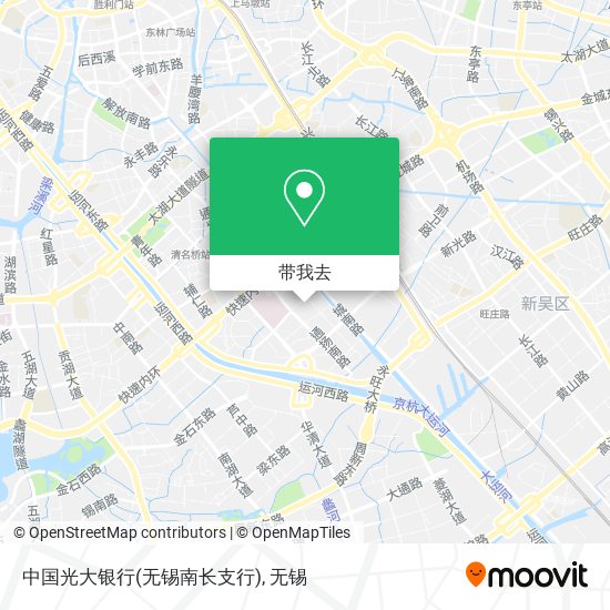 中国光大银行(无锡南长支行)地图