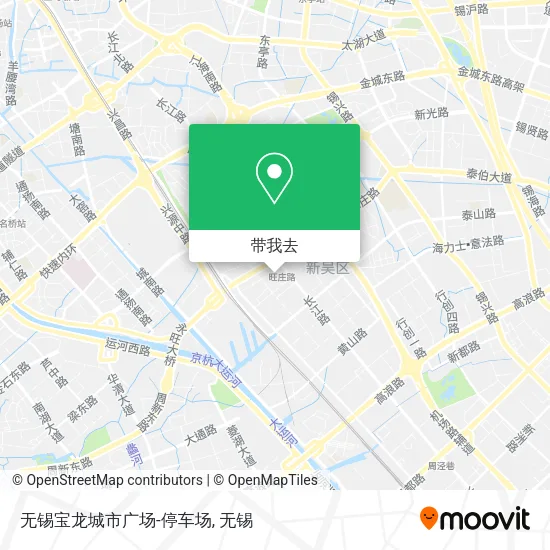 无锡宝龙城市广场-停车场地图