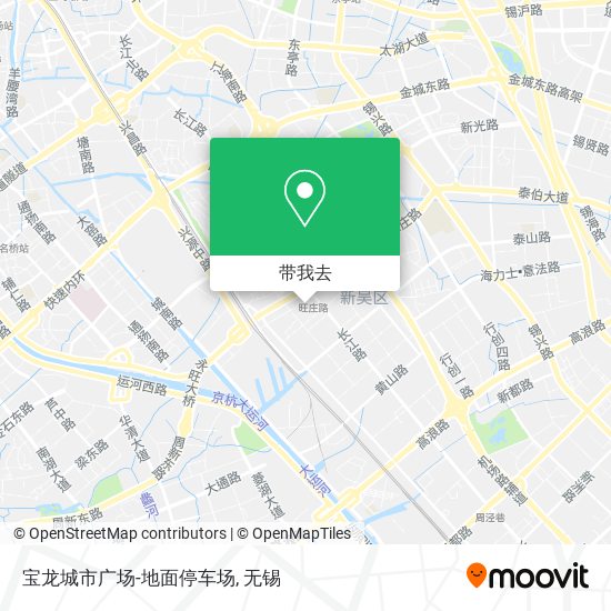 宝龙城市广场-地面停车场地图