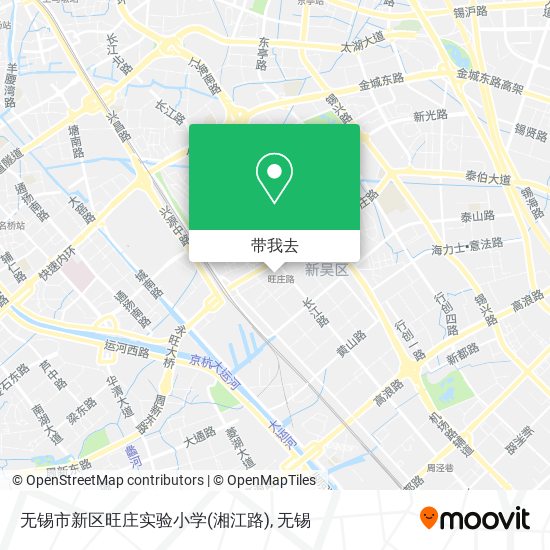 无锡市新区旺庄实验小学(湘江路)地图