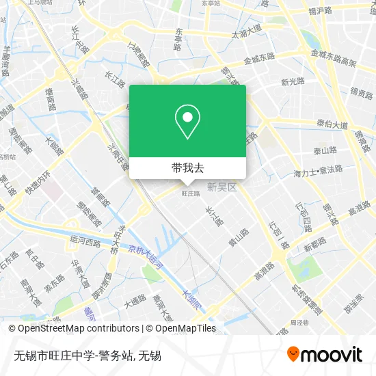无锡市旺庄中学-警务站地图