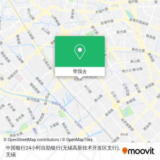 中国银行24小时自助银行(无锡高新技术开发区支行)地图