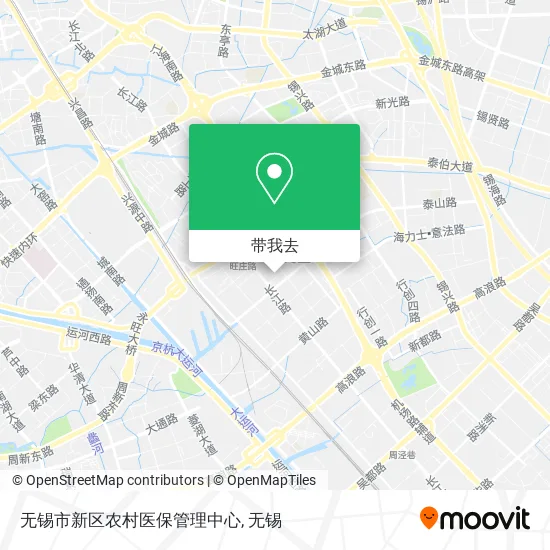 无锡市新区农村医保管理中心地图