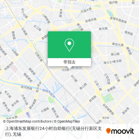 上海浦东发展银行24小时自助银行(无锡分行新区支行)地图