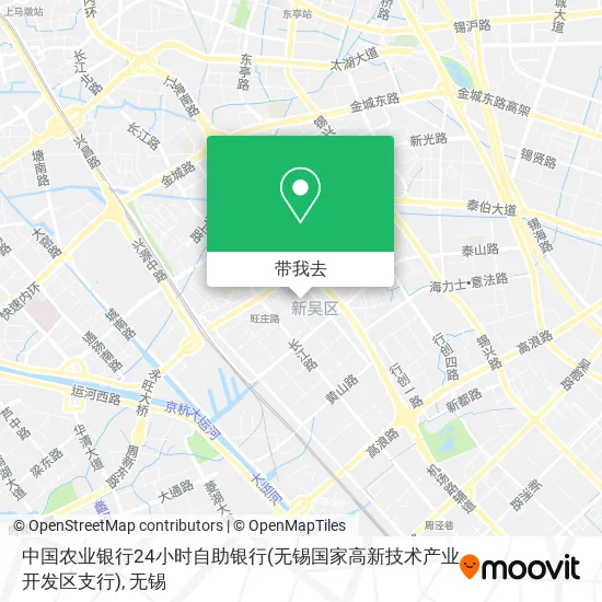 中国农业银行24小时自助银行(无锡国家高新技术产业开发区支行)地图