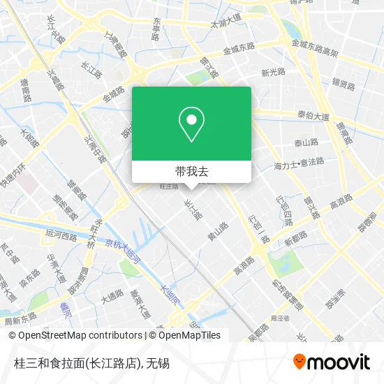 桂三和食拉面(长江路店)地图