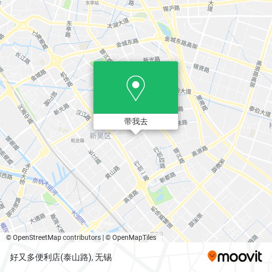 好又多便利店(泰山路)地图