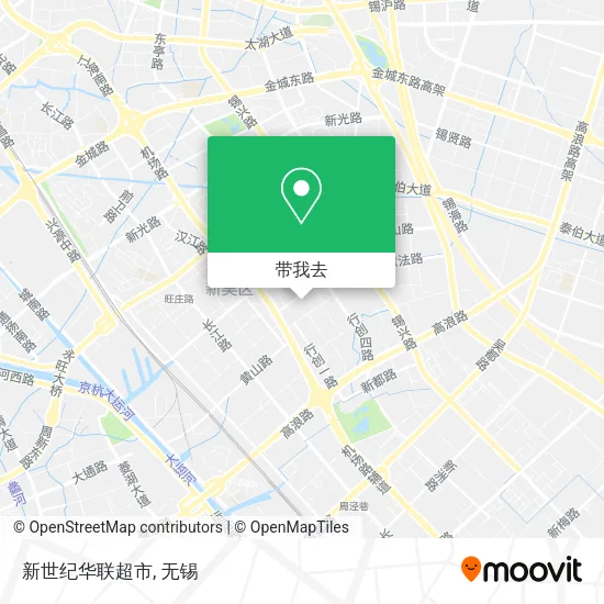 新世纪华联超市地图
