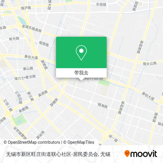 无锡市新区旺庄街道联心社区-居民委员会地图