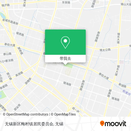无锡新区梅村镇居民委员会地图