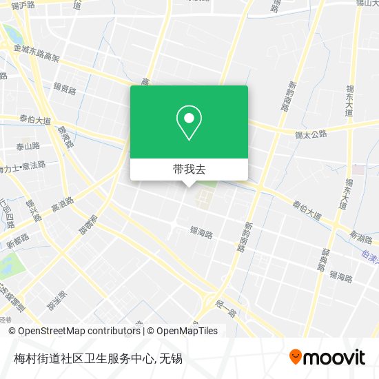 梅村街道社区卫生服务中心地图
