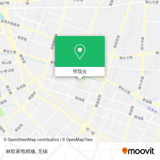 林歌家电精修地图