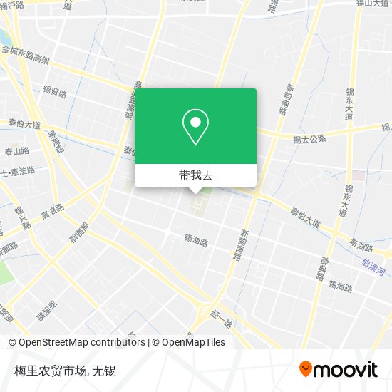 梅里农贸市场地图