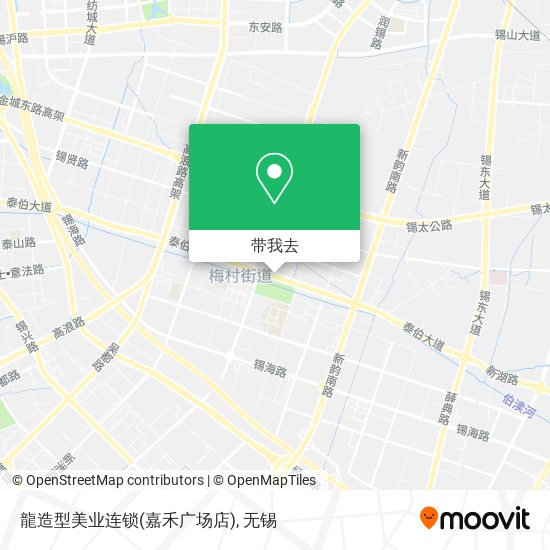 龍造型美业连锁(嘉禾广场店)地图