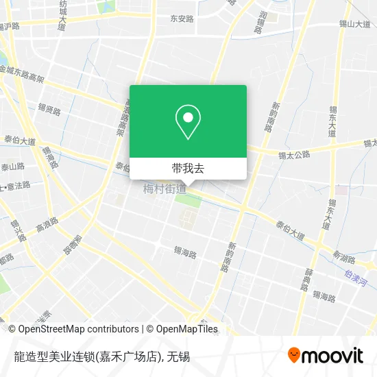 龍造型美业连锁(嘉禾广场店)地图
