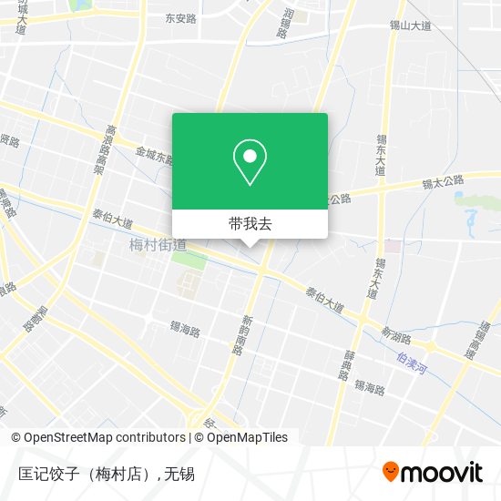 匡记饺子（梅村店）地图