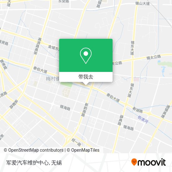 军爱汽车维护中心地图