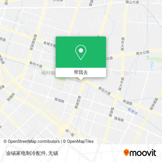 渝锡家电制冷配件地图