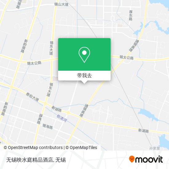 无锡映水庭精品酒店地图