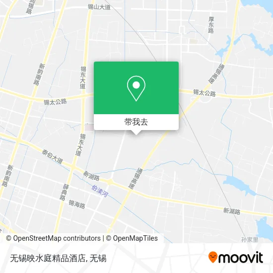 无锡映水庭精品酒店地图