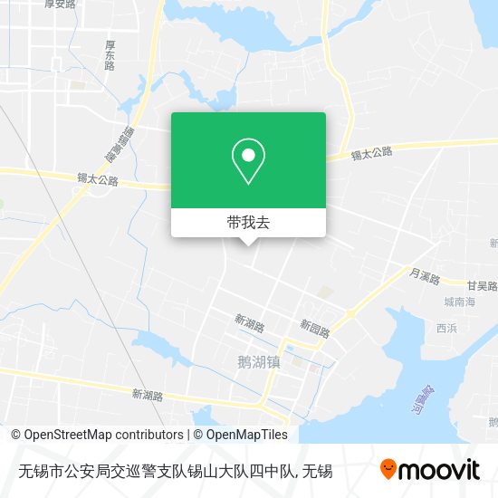 无锡市公安局交巡警支队锡山大队四中队地图