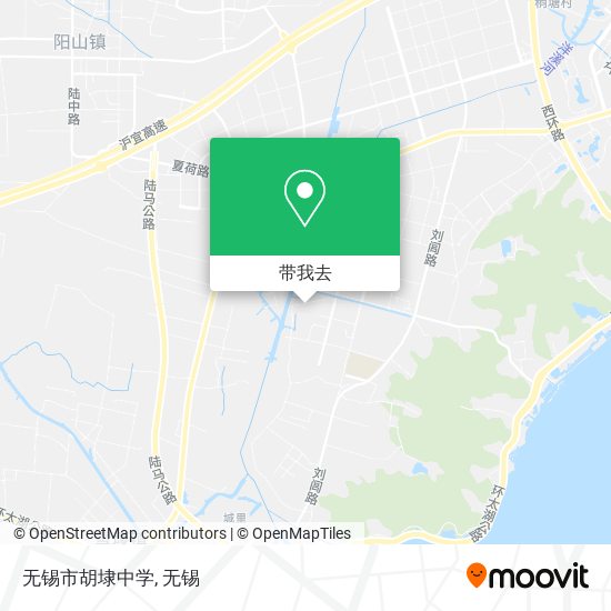 无锡市胡埭中学地图