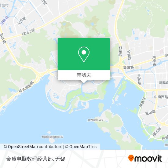 金质电脑数码经营部地图