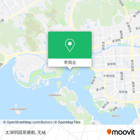 太湖明园茶膳舫地图