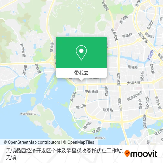 无锡蠡园经济开发区个体及零星税收委托优征工作站地图