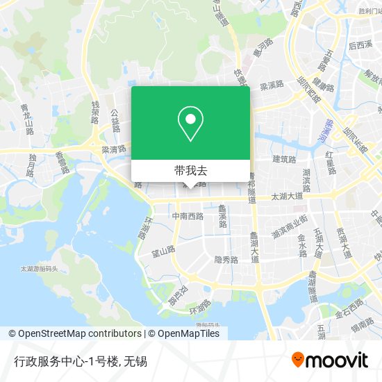 行政服务中心-1号楼地图