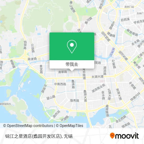 锦江之星酒店(蠡园开发区店)地图