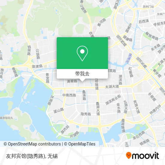 友邦宾馆(隐秀路)地图