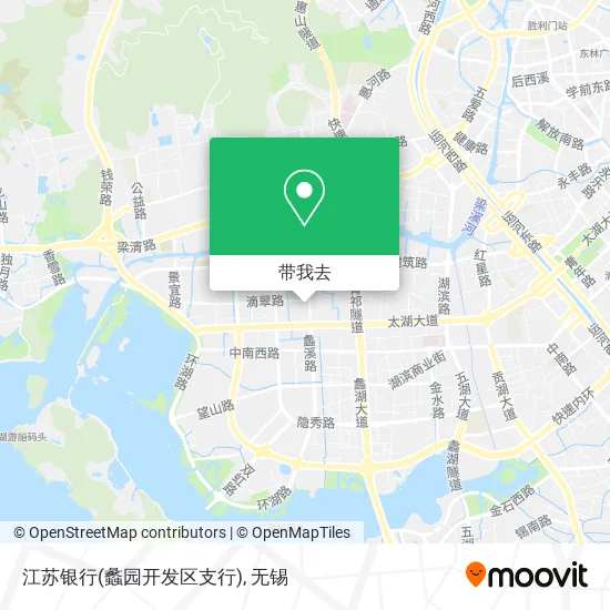 江苏银行(蠡园开发区支行)地图