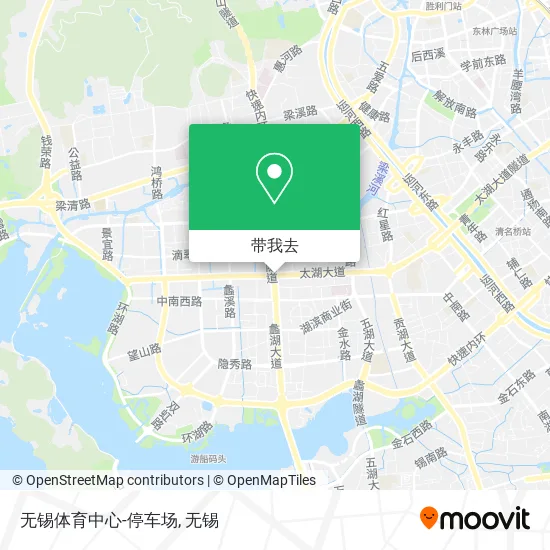 无锡体育中心-停车场地图