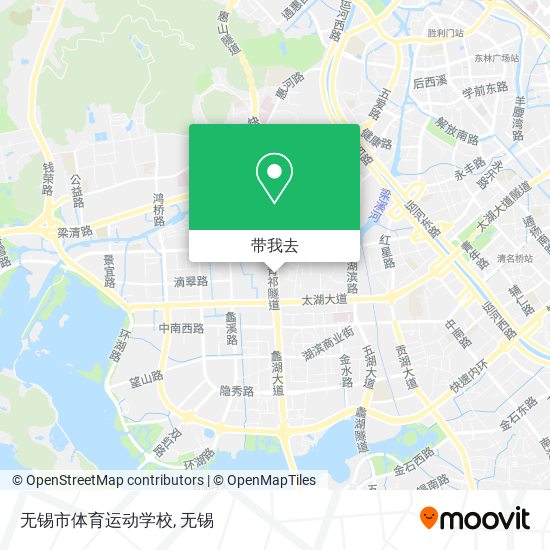 无锡市体育运动学校地图