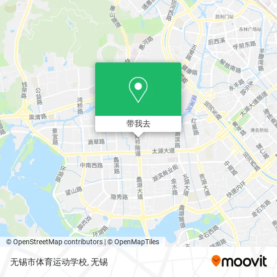 无锡市体育运动学校地图