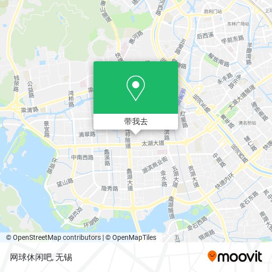 网球休闲吧地图