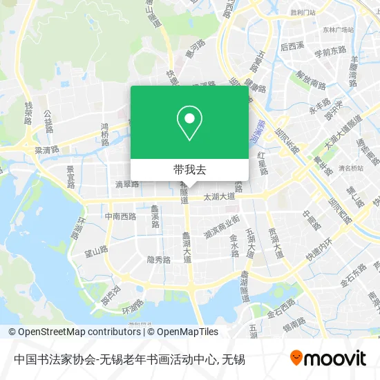 中国书法家协会-无锡老年书画活动中心地图