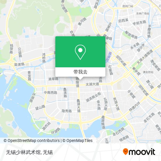 无锡少林武术馆地图