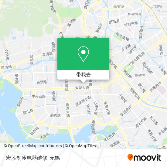 宏胜制冷电器维修地图
