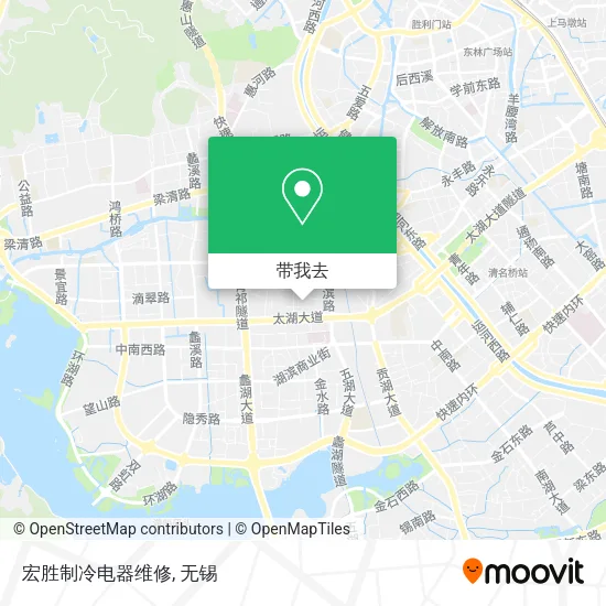 宏胜制冷电器维修地图