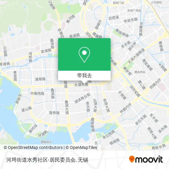 河埒街道水秀社区-居民委员会地图