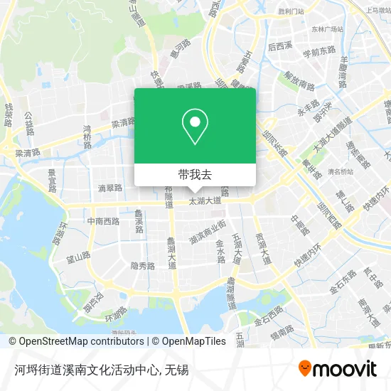 河埒街道溪南文化活动中心地图