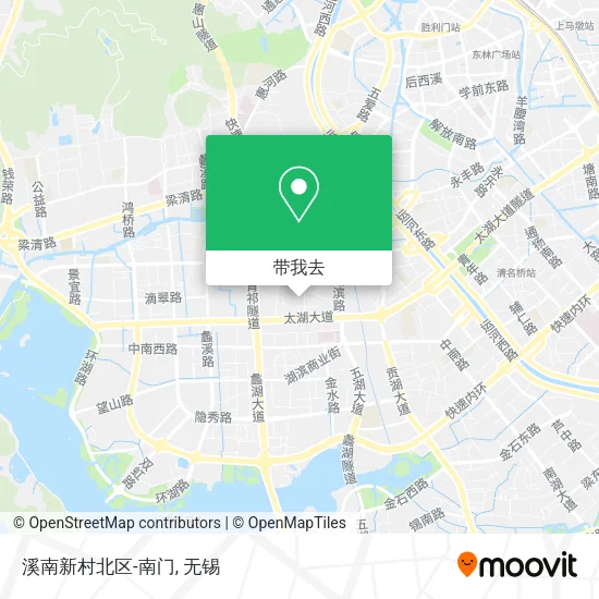 溪南新村北区-南门地图