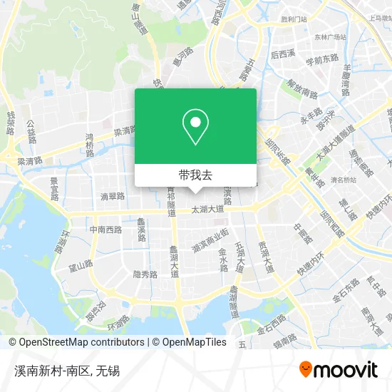 溪南新村-南区地图