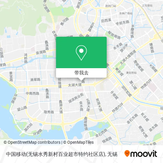 中国移动(无锡水秀新村百业超市特约社区店)地图