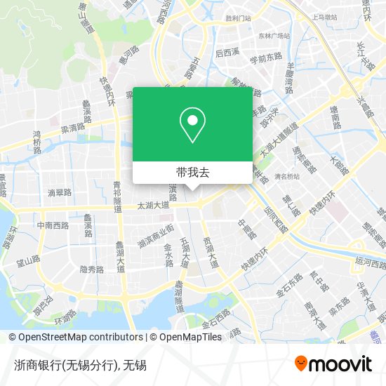 浙商银行(无锡分行)地图