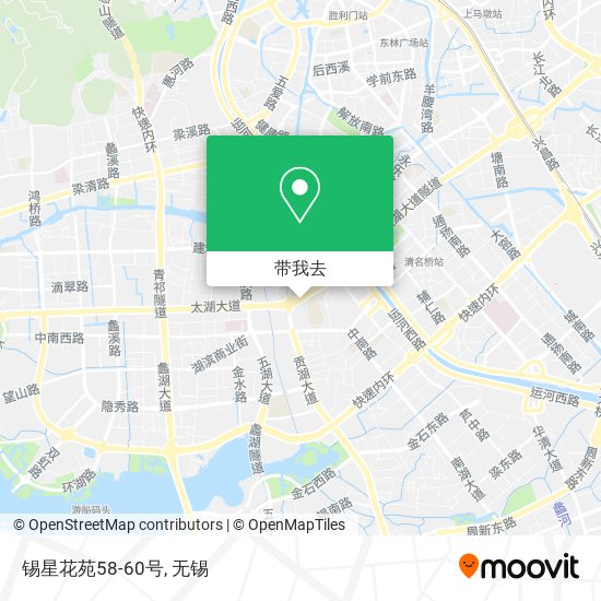 锡星花苑58-60号地图