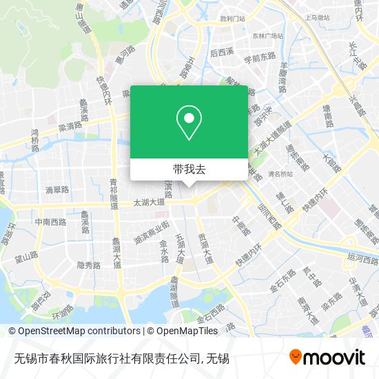 无锡市春秋国际旅行社有限责任公司地图